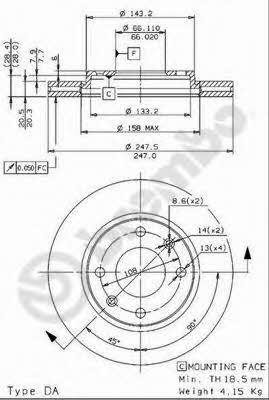 Купить Brembo 09961014 – отличная цена на EXIST.UA!