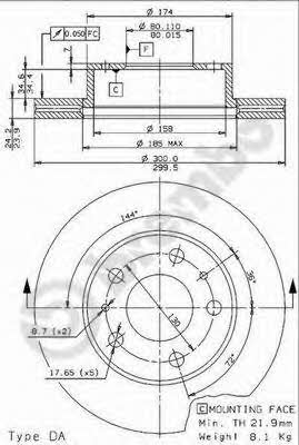 Купить Brembo 09961514 – отличная цена на EXIST.UA!