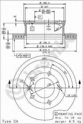 Купить Brembo 09961814 – отличная цена на EXIST.UA!