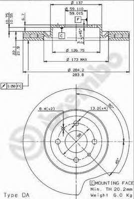 Купить Brembo 09962614 – отличная цена на EXIST.UA!