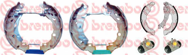 Колодки тормозные с цилиндрами, комплект Brembo K 23 054