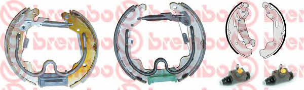 Колодки тормозные с цилиндрами, комплект Brembo K 59 040