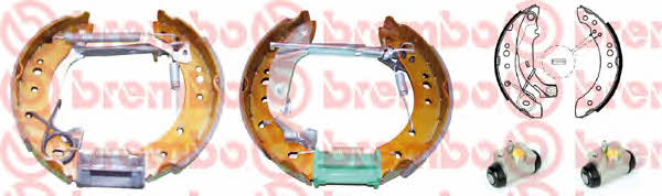 Колодки тормозные с цилиндрами, комплект Brembo K 61 080