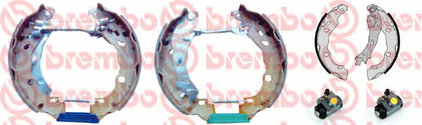 Колодки тормозные с цилиндрами, комплект Brembo K 61 084