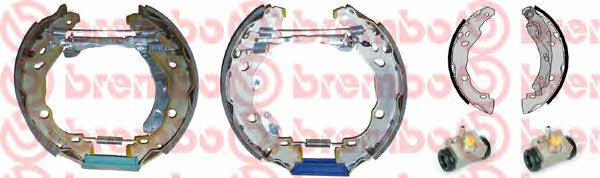 Колодки тормозные с цилиндрами, комплект Brembo K 68 072