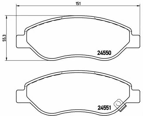 Купить Brembo P 59 053 по низкой цене в Украине!