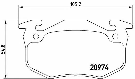 Купить Brembo P 61 032 по низкой цене в Украине!
