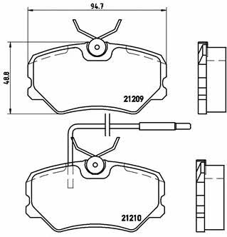 Купить Brembo P 61 035 по низкой цене в Украине!