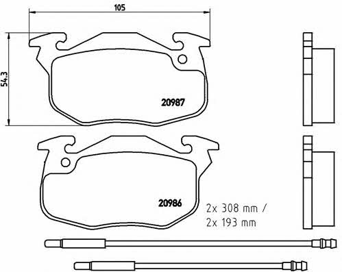 Купить Brembo P 61 044 по низкой цене в Украине!
