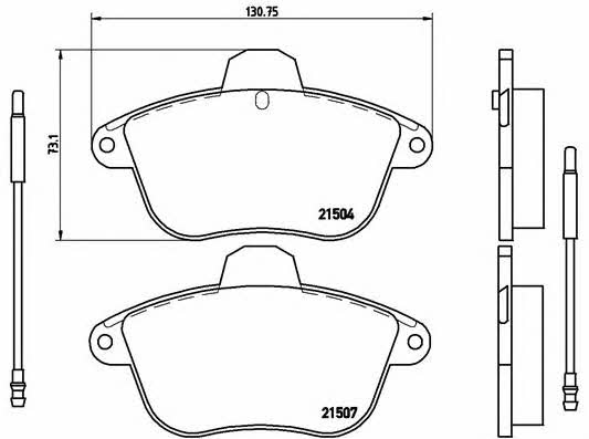 Купить Brembo P 61 046 по низкой цене в Украине!