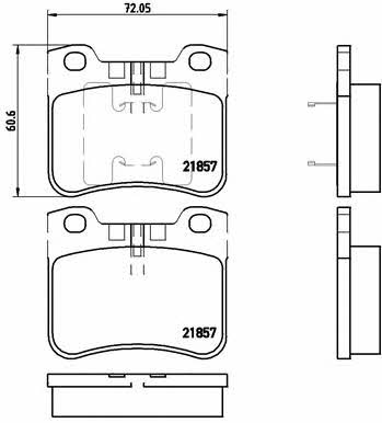 Купить Brembo P 61 059 по низкой цене в Украине!