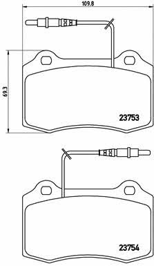 Купить Brembo P 61 064 по низкой цене в Украине!
