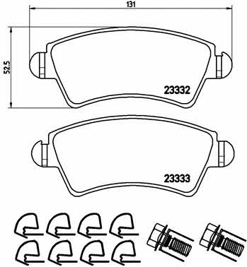 Купить Brembo P 61 067 по низкой цене в Украине!