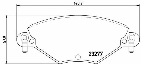 Купить Brembo P 61 071 по низкой цене в Украине!