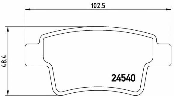 Купить Brembo P 61 085 по низкой цене в Украине!