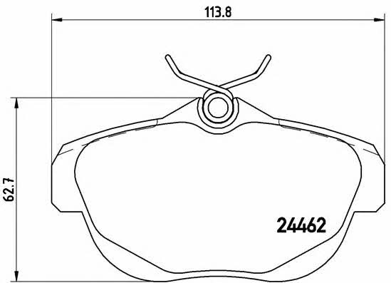 Купить Brembo P 61 087 по низкой цене в Украине!