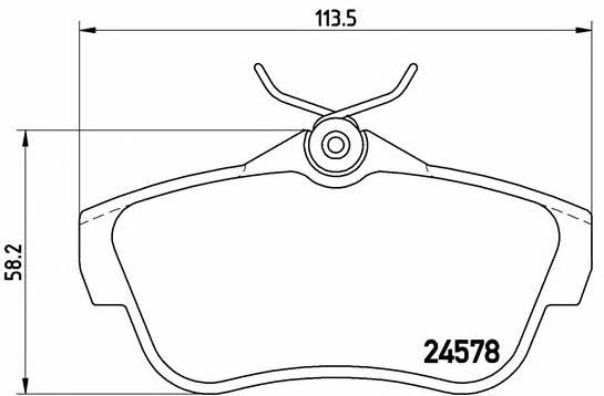 Купить Brembo P 61 095 по низкой цене в Украине!