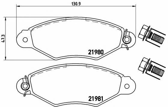 Купить Brembo P 61 098 по низкой цене в Украине!
