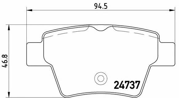 Купить Brembo P 61 100 по низкой цене в Украине!