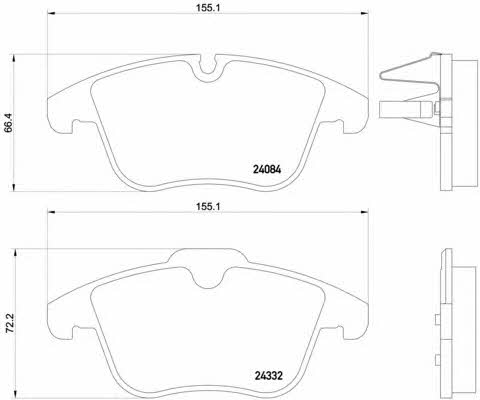 Купить Brembo P 61 106 по низкой цене в Украине!
