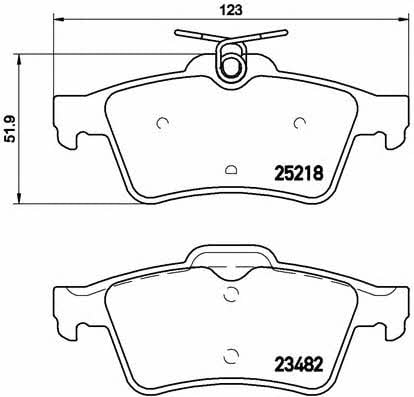 Купить Brembo P 61 110 по низкой цене в Украине!
