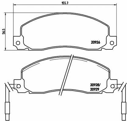 Купить Brembo P 68 006 по низкой цене в Украине!