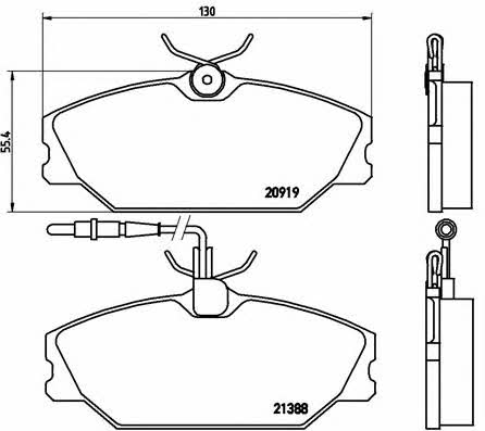 Купить Brembo P 68 014 по низкой цене в Украине!
