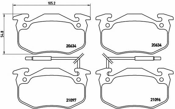 Купить Brembo P 68 015 по низкой цене в Украине!