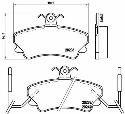 Купить Brembo P 68 019 по низкой цене в Украине!
