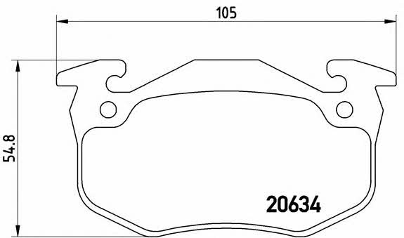 Купить Brembo P 68 020 по низкой цене в Украине!