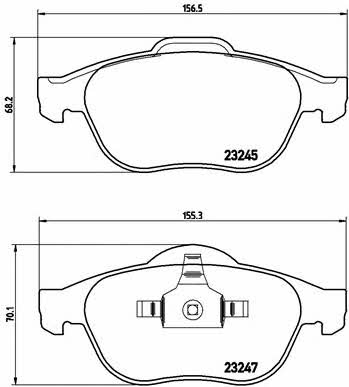 Купить Brembo P 68 030 по низкой цене в Украине!