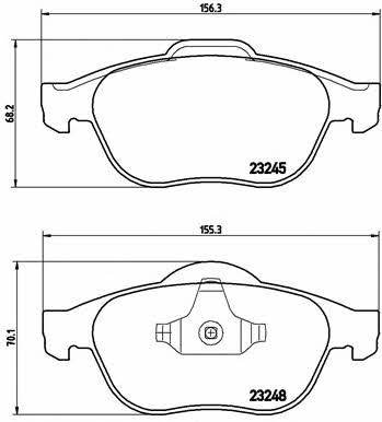 Купить Brembo P 68 032 по низкой цене в Украине!
