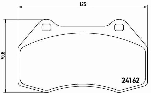 Купить Brembo P 68 036 по низкой цене в Украине!