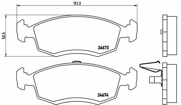 Купить Brembo P 68 039 по низкой цене в Украине!