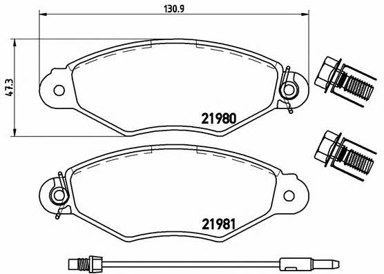 Купить Brembo P 68 042 по низкой цене в Украине!