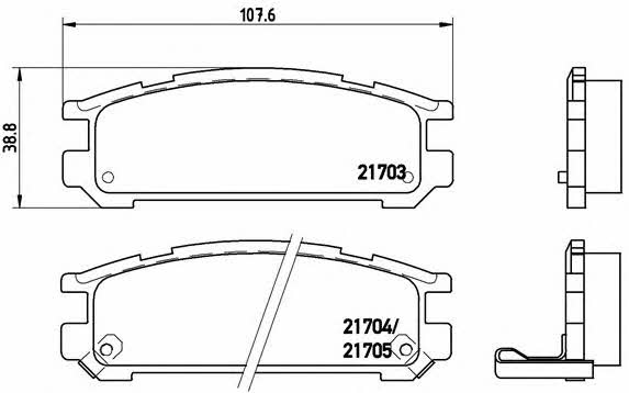 Купить Brembo P 78 005 по низкой цене в Украине!