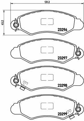 Купить Brembo P 78 012 по низкой цене в Украине!