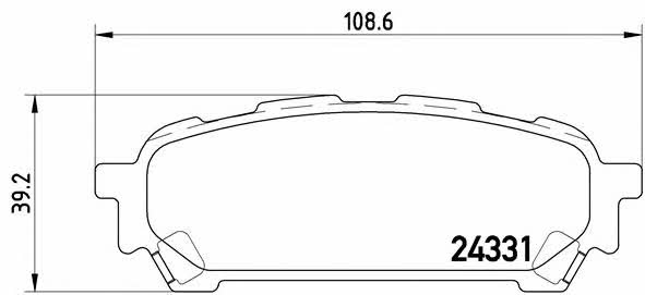 Купить Brembo P 78 014 по низкой цене в Украине!