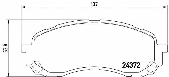Купить Brembo P 78 015 по низкой цене в Украине!