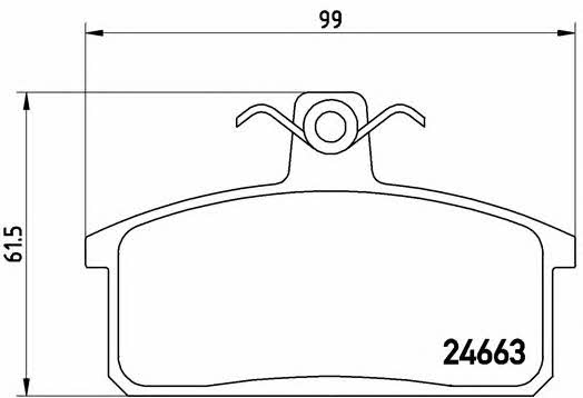 Купить Brembo P 79 007 по низкой цене в Украине!