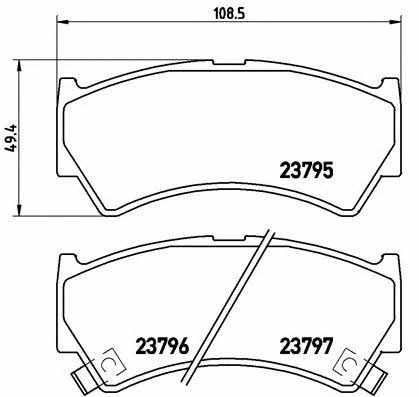 Купить Brembo P 79 013 по низкой цене в Украине!