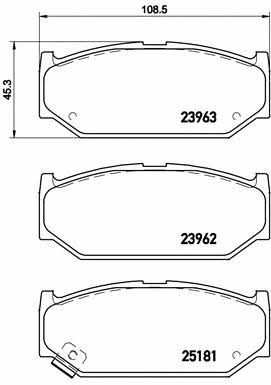 Купить Brembo P 79 023 по низкой цене в Украине!