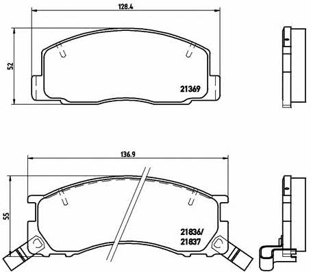 Купить Brembo P 83 029 по низкой цене в Украине!