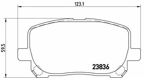 Купить Brembo P 83 061 по низкой цене в Украине!
