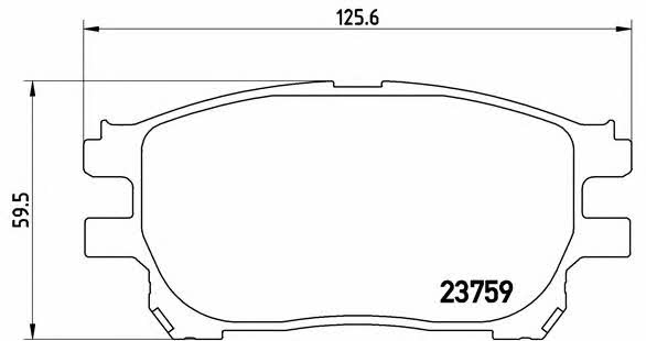 Купить Brembo P 83 070 по низкой цене в Украине!
