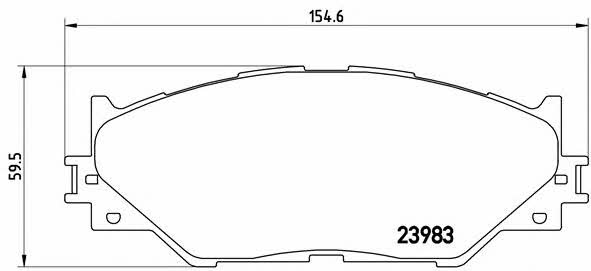 Купить Brembo P 83 074 по низкой цене в Украине!