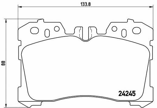 Купить Brembo P 83 075 по низкой цене в Украине!