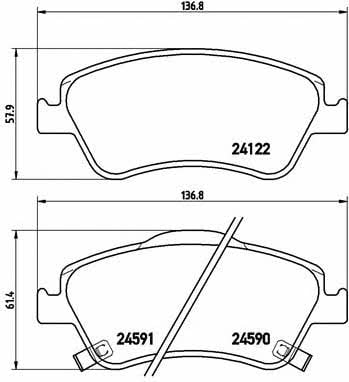 Купить Brembo P 83 079 по низкой цене в Украине!