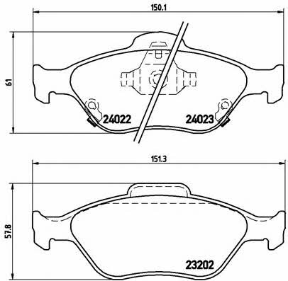Купить Brembo P 83 085 по низкой цене в Украине!