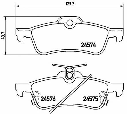 Купить Brembo P 83 087 по низкой цене в Украине!